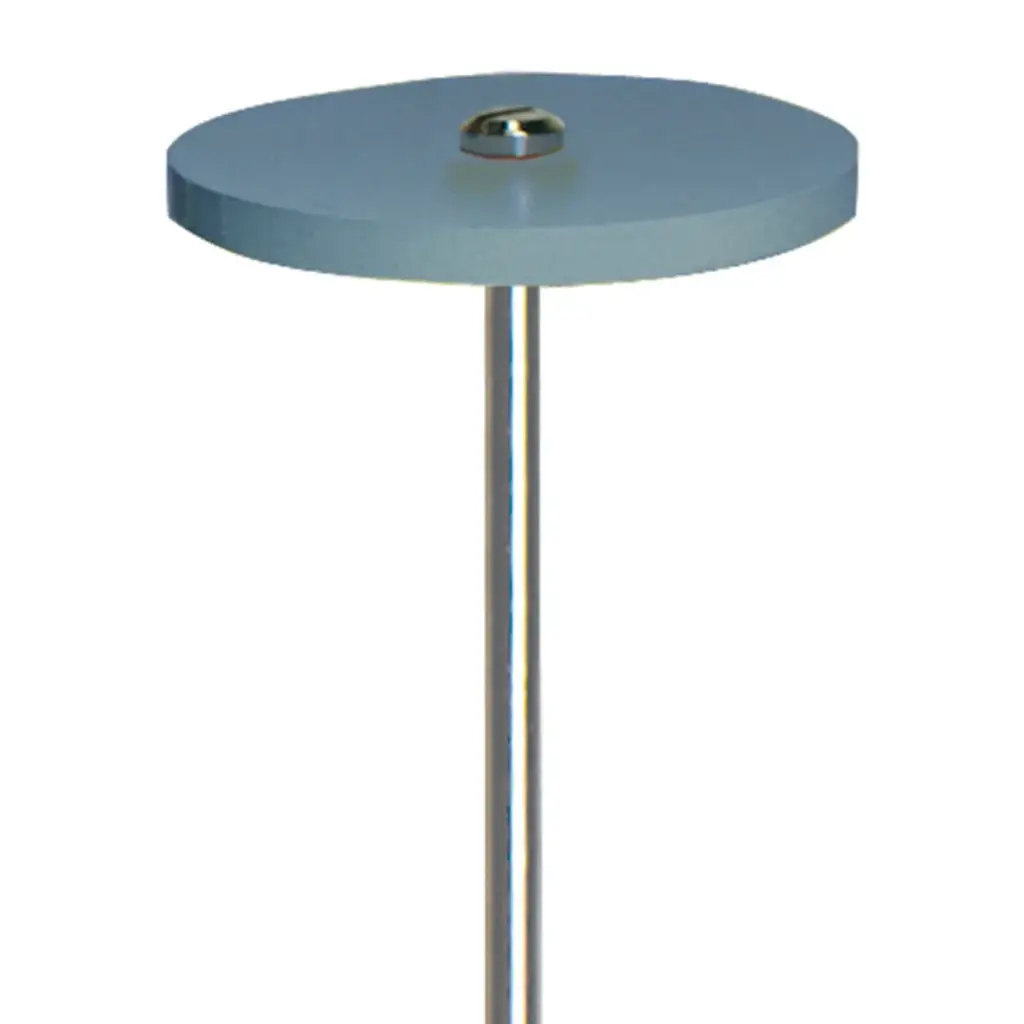 [11-1121] DIAMOND-FILLED SILICONE POLISHER 1" WHEEL - BLUE MEDIUM