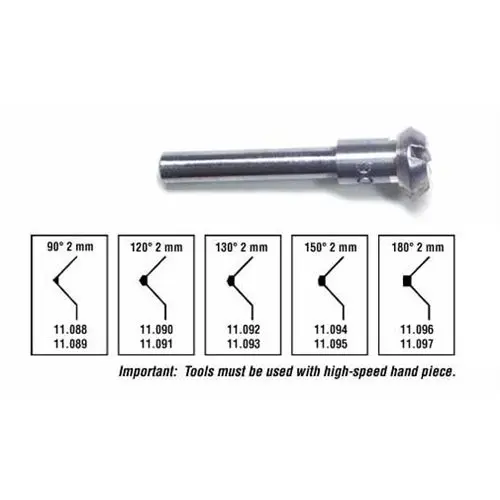 [11-090] DIAMOND FLYWHEEL 120 DEGREE - 4MM SHANK