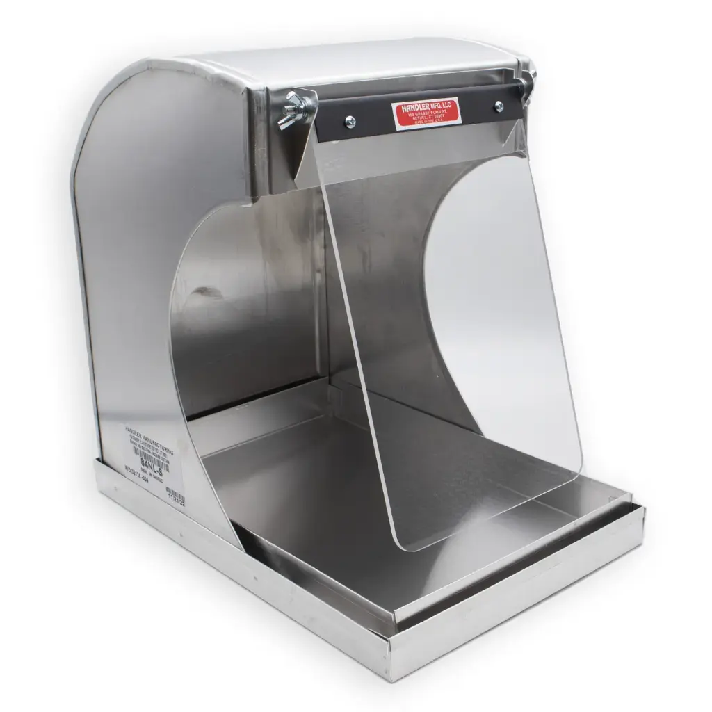 [47-4120] ALUMINUM SPLASH HOOD WITH SHIELD