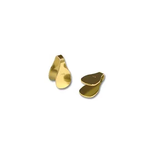 14K YELLOW CHAIN END TABS - 4.00MM