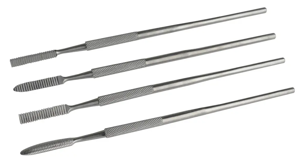 WAX CARVING FILES SET 4PC