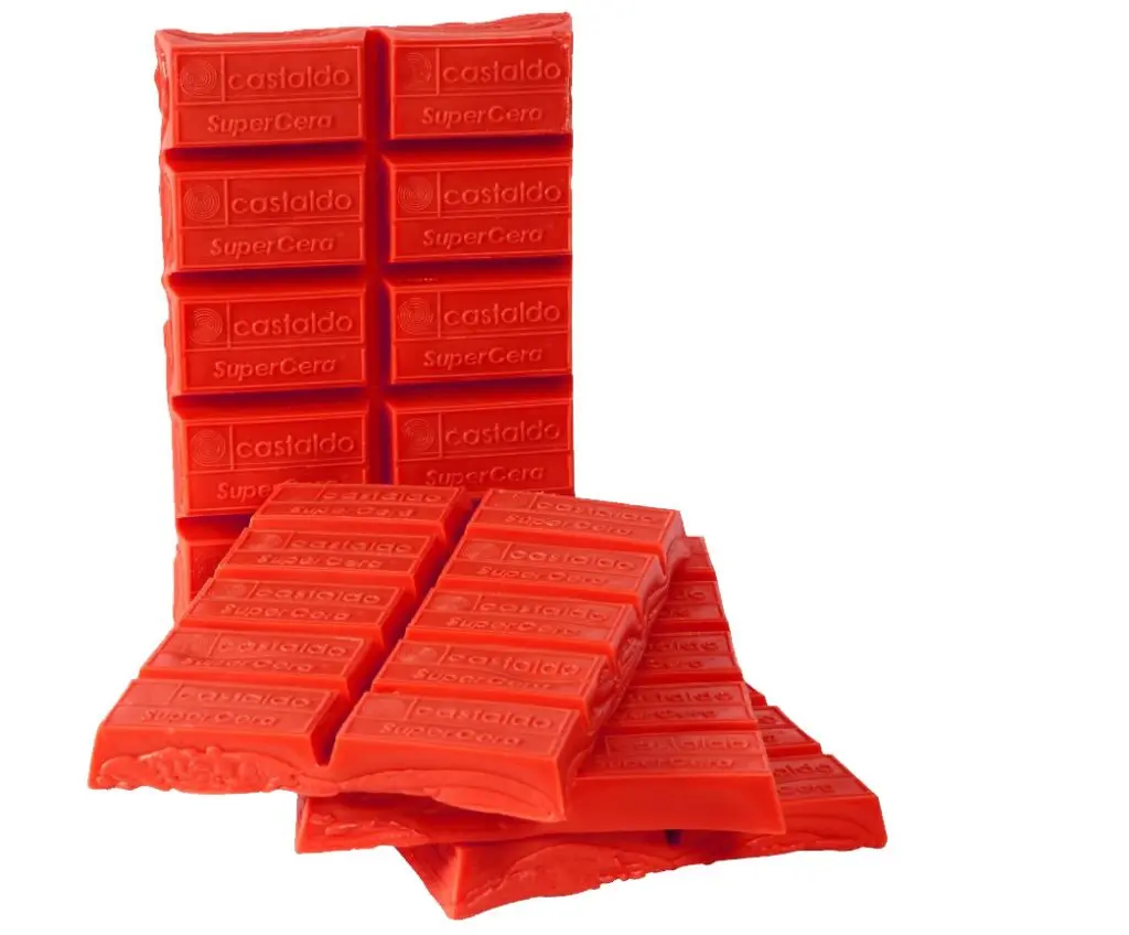 [21-08031] CASTALDO INJECTION WAX BLOCK - ORANGE 1Lb