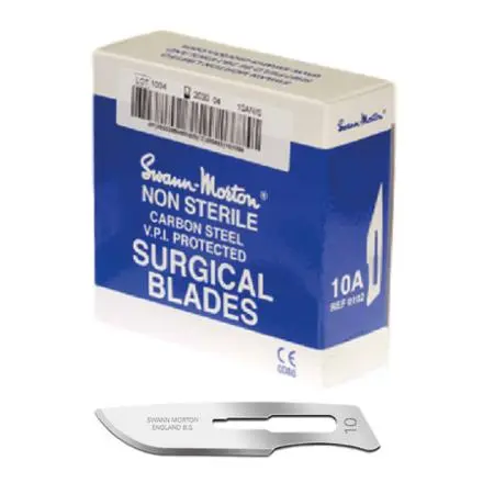 [39-235] SCALPEL KNIFE BLADES #10 100/BOX