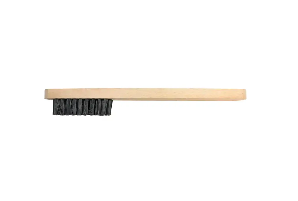 [16-087] WASHOUT BRUSH WOOD HANDLE 4 ROW