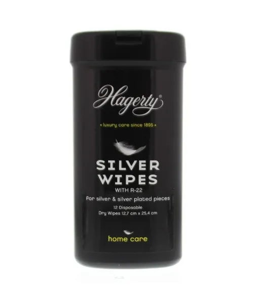 [H-100625] HAGERTY SILVER WIPES (25 WIPES)