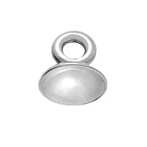 STERLING SILVER CUP EYE SETTING - 3.50MM
