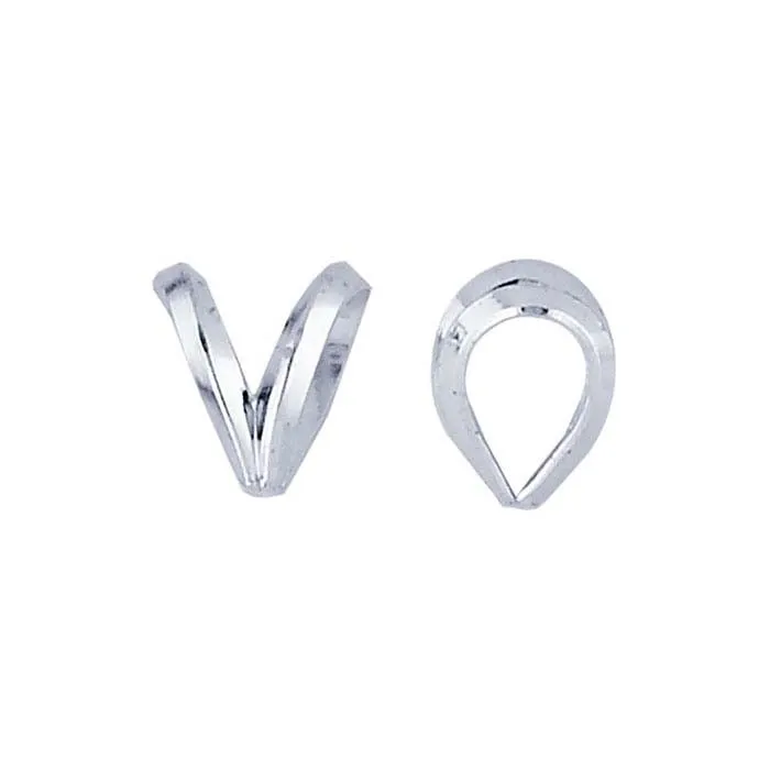 STERLING SILVER RABBIT EAR BAIL SMALL