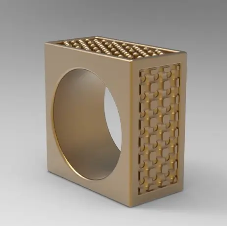 [53-SS-P] Pavé Stone Setting Practice Ring, includes 2.5mm CZ