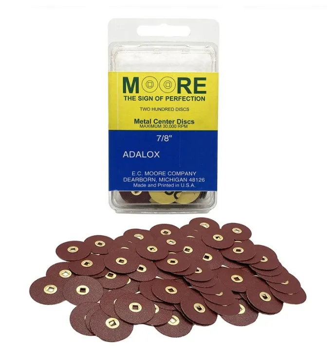 [10-01076/B] ADALOX DISCS - 7/8 INCH COARSE - 200/BOX