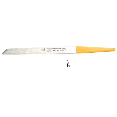 [36-267] HSS GRAVER - ONGLETTE (0 - 1.58 MM)