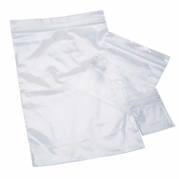 ZIP LOCK BAGS - PLAIN (100/PKG)