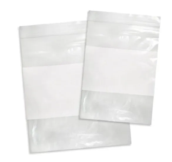 ZIP LOCK BAGS - WRITE-ON (100/PKG)