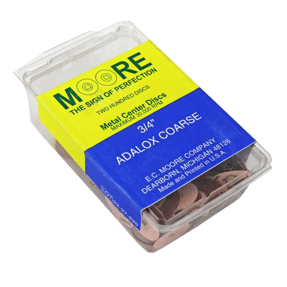 ADALOX DISCS 5/8" MEDIUM 200PK