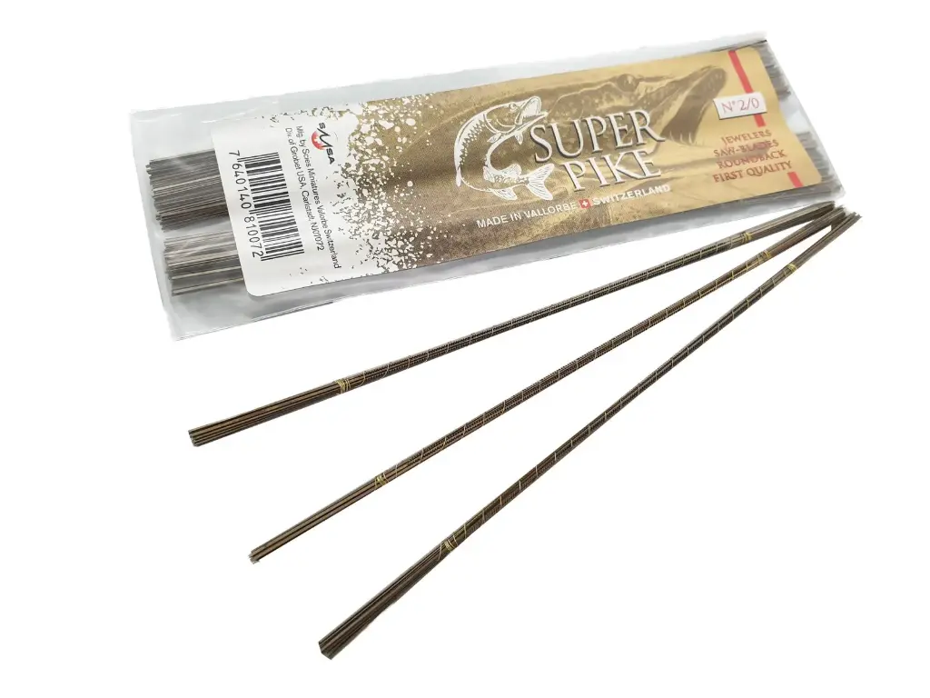 [SB-SP-7/0-G] SUPER PIKE SWISS SAWBLADES 144pk (7/0)