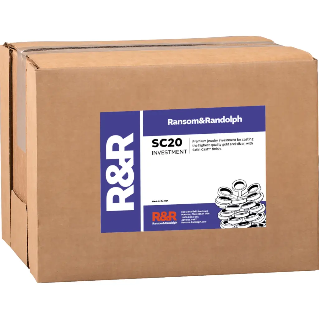 [RR-INV-SC20] RANSOM & RANDOLPH INVESTMENT SATIN CAST (SC20) - 44 LB BOX