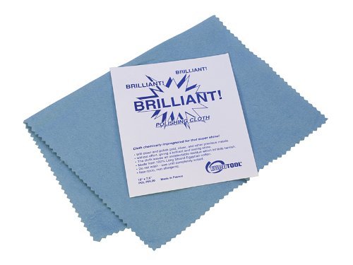 [17-092-2] BLUE BRILLIANT POLISHING CLOTH - 7.5" X 12"