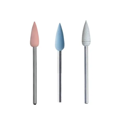 [POL-460.01] MOUNTED SILICONE CONES (WHITE - COARSE)