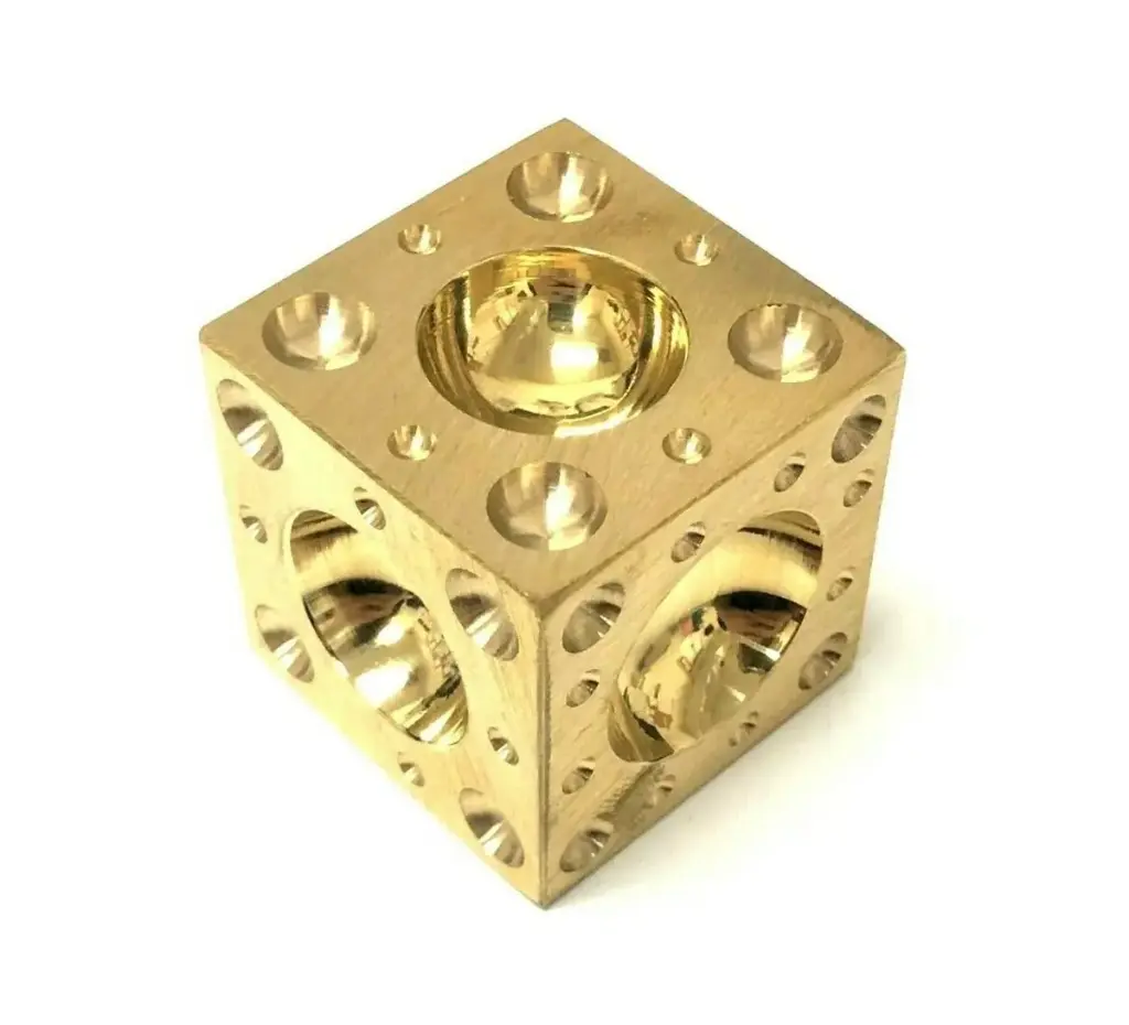 BRASS DAPPING BLOCK 1-1/4"