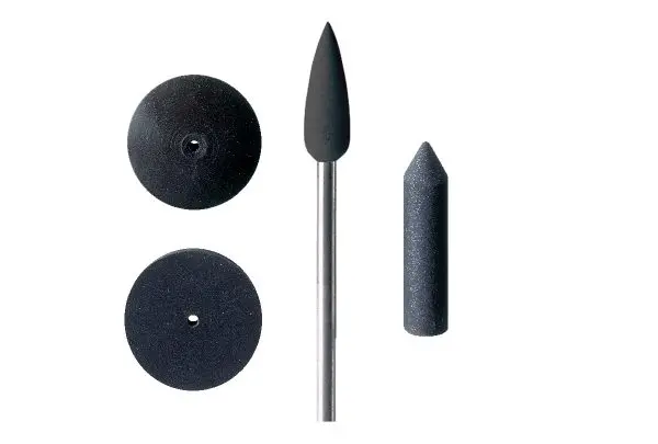 [10-01375] UNMOUNTED SILICONE SHAPES - BLACK (MEDIUM) 10PK (Square Edge 7/8")