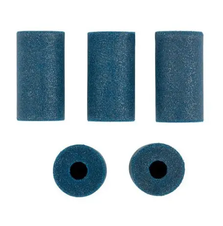 [11-845] PACIFIC ABRASIVES SILICONE CARBIDE CYLINDERS - 1/2" X 1" (Blue (Coarse))