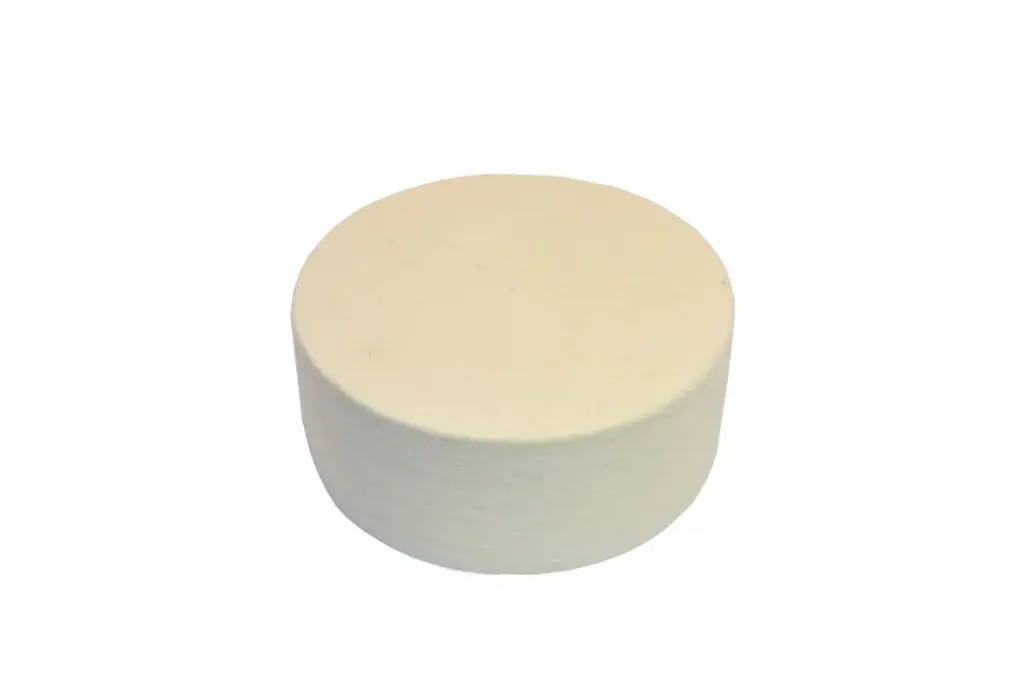 [17-438] SOLID FELT WHEEL BUFF 5" X 2" MEDIUM