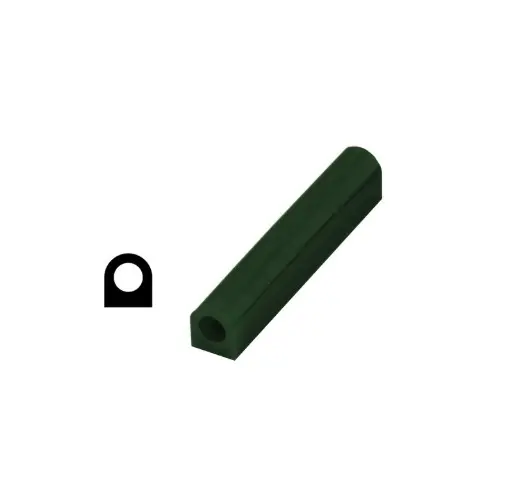 [21-02692] MATT WAX RING TUBE - FLAT TOP WITH HOLE (A1 (1-1/8" x 1"), Green)