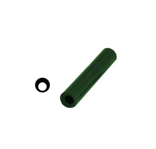 [21-02701] MATT WAX RING TUBE - ROUND WITH OFF-CENTER HOLE (Green)