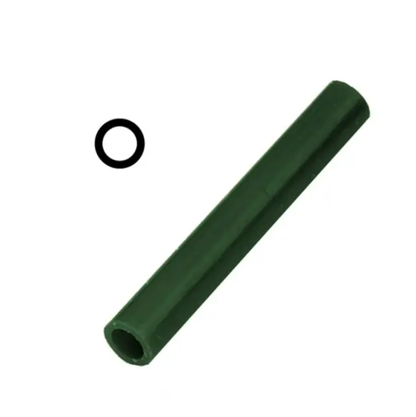 [21-02713] MATT WAX RING TUBE - ROUND WITH HOLE (D1 (7/8"), Green)