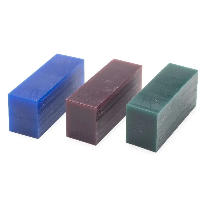 [21-02760] MATT WAX 1 LB BLOCK (Green)