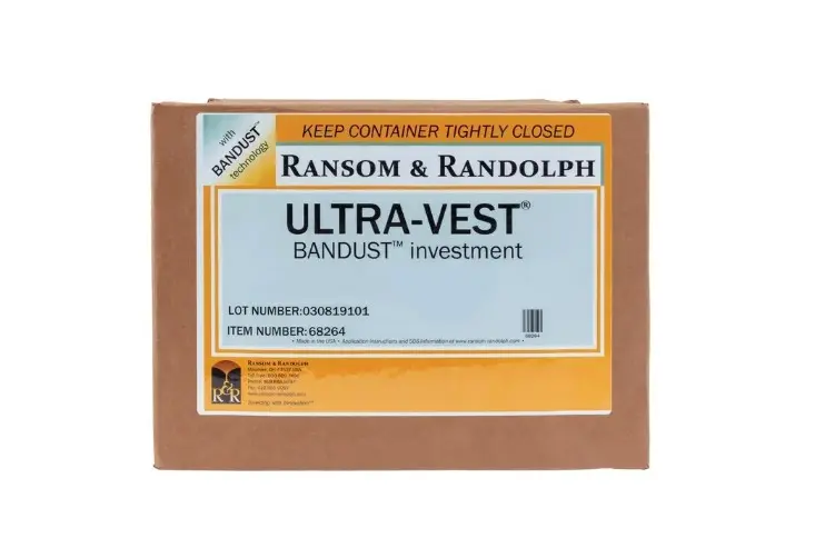 [RR-INV-BAND] RANSOM & RANDOLPH INVESTMENT ULTRAVEST with BANDUST - 44 LB BOX