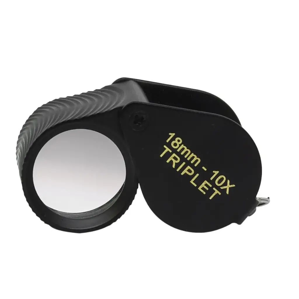 [29-685] TRIPLET 10x 18MM LOUPE (Black)