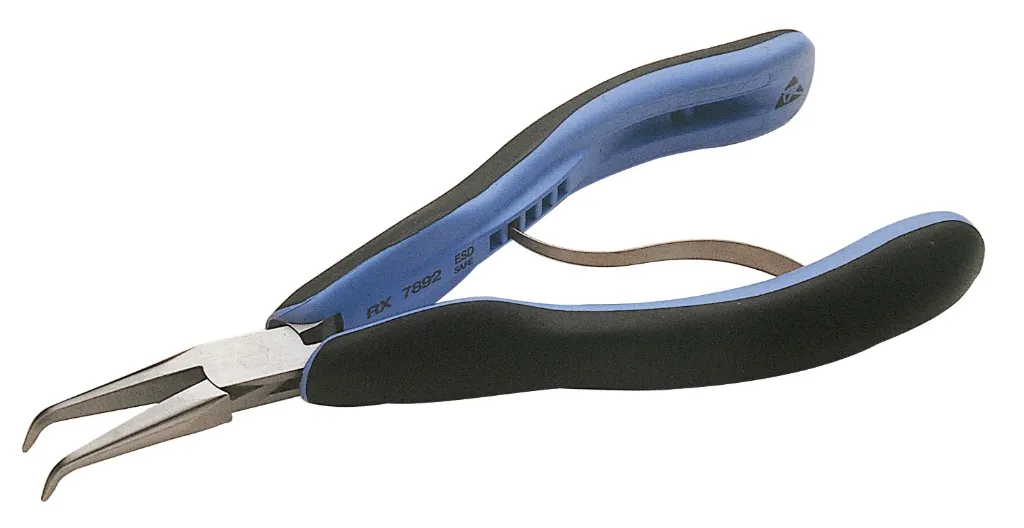 LINDSTROM RX 7892 BENT SNIPE NOSE PLIERS