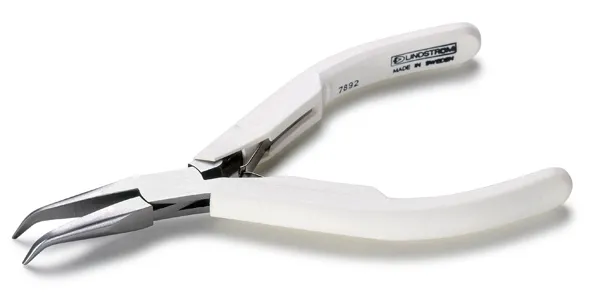 LINDSTROM 7892 BENT CHAIN NOSE PLIERS