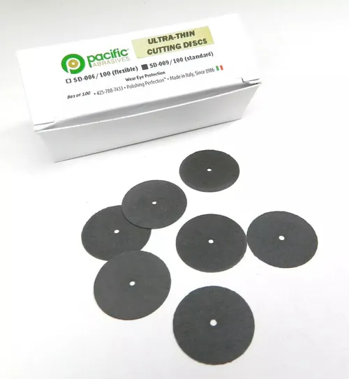 PACIFIC ABRASIVES ALUMINUM OXIDE CUTTING DISCS 25PK