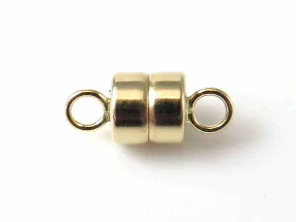 [6556F] GOLD FILLED SILVER MAGNETIC CLASP 4.50MM