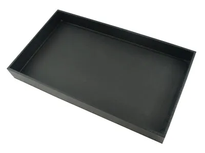 1" PLASTIC DISPLAY TRAY BLACK