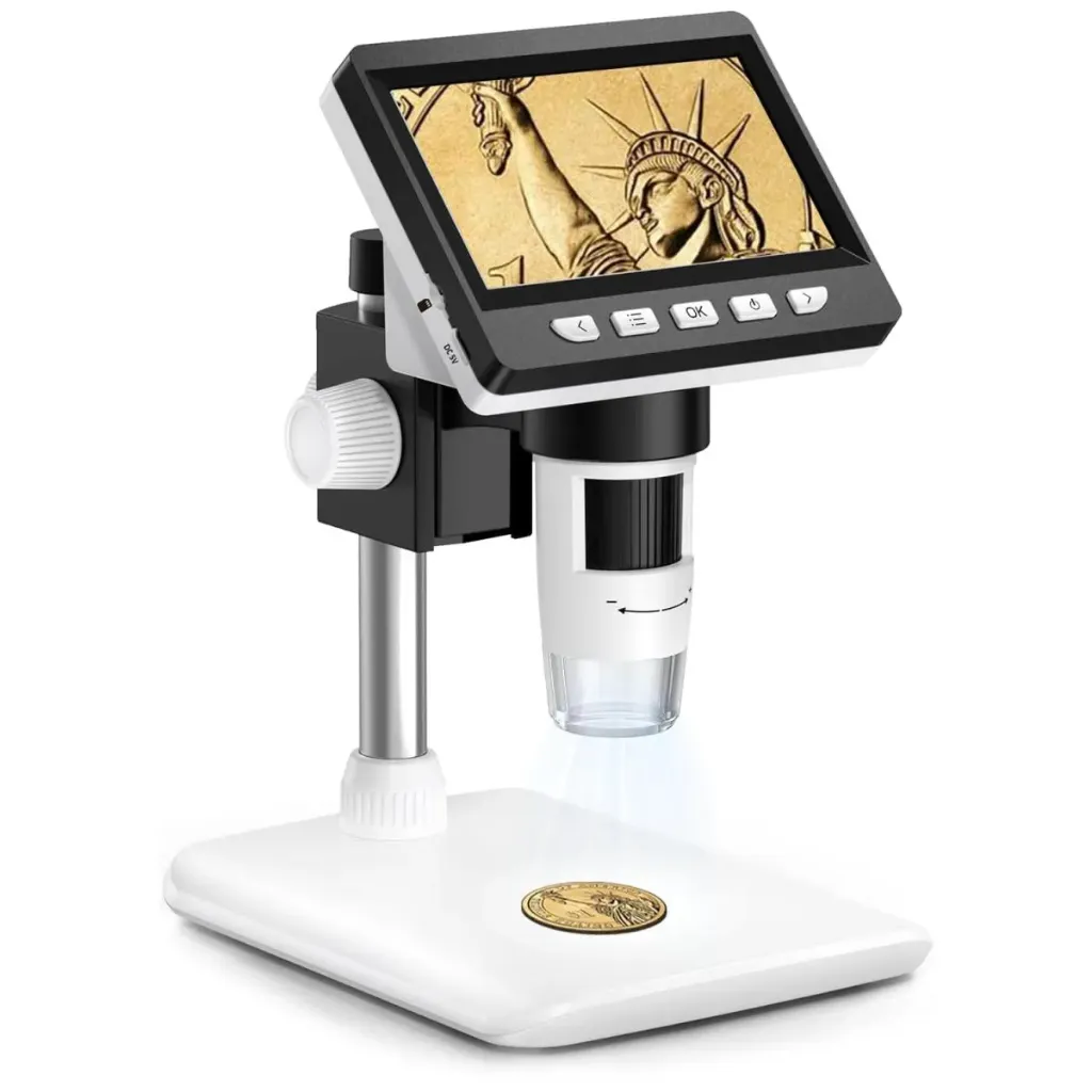 HD DIGITAL MICROSCOPE WITH LCD 1080P 1000X MAG