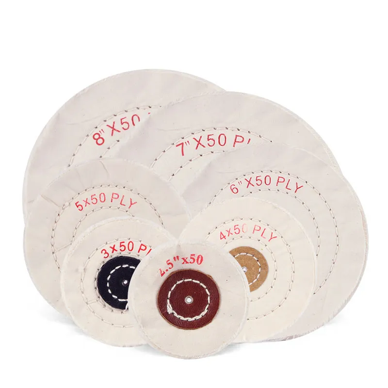 [BFFC-P0002] JYBS PREMIUM WHITE MUSLIN BUFFS (3" x 50)
