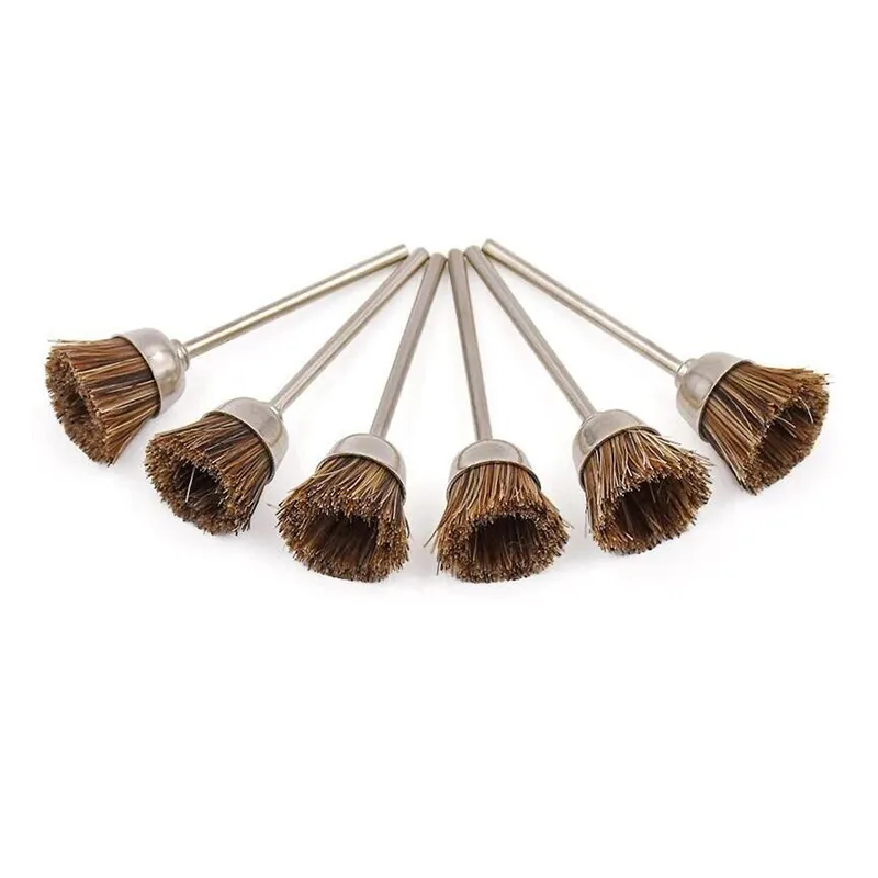 ORO MINIATURE MOUNTED CUP BRUSHES 10PK - MEDIUM