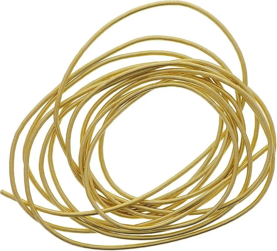 [38-01911] GOLD FRENCH WIRE 0.80MM - 1 METRE PKG