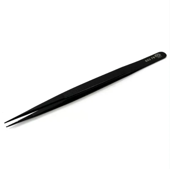 [57-03532] MEDIUM BLACK DIAMOND TWEEZERS - ITALIAN