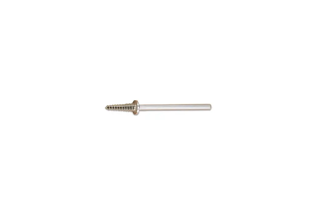 [43-122] MINIATURE TAPERED THREADED 3/8" MANDREL 3/32" SHANK