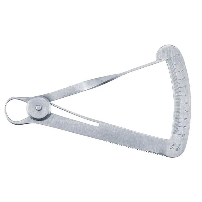 [35-012-4] STAINLESS STEEL MILIMETER DEGREE GAUGE