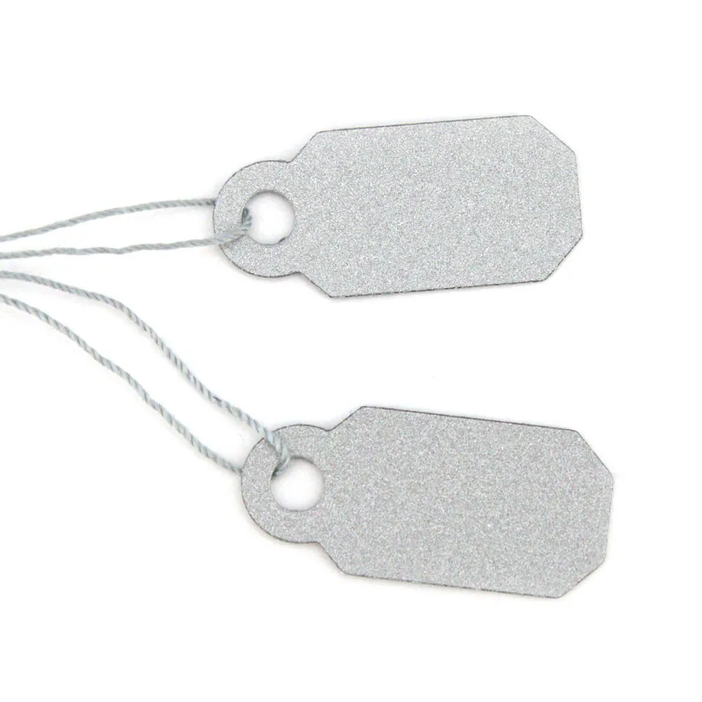 [60-7021-C] ARCH CROWN FROSTED JEWELLERY TAGS 100PK