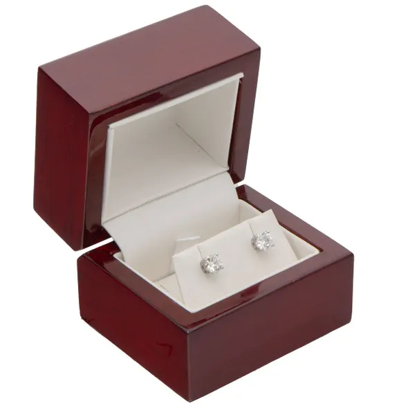 [65-195] ROSEWOOD EARRING BOX