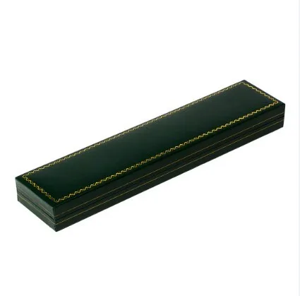 [65-174BK] BLACK LEATHERETTE BRACELET BOX