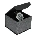 BLACK BRACELET & WATCH PILLOW BOX