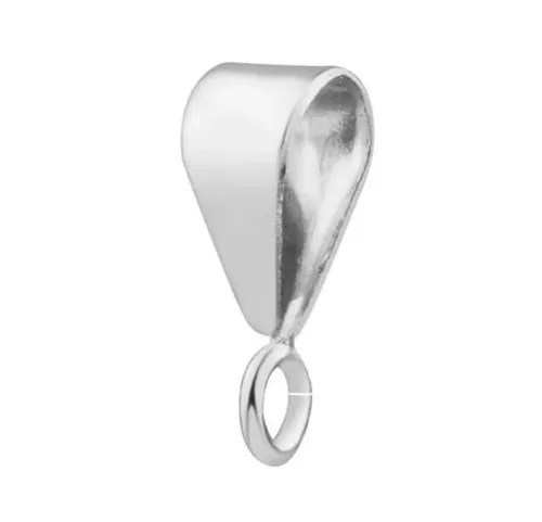 STERLING SILVER BAIL WITH RING 8MM LENGTH