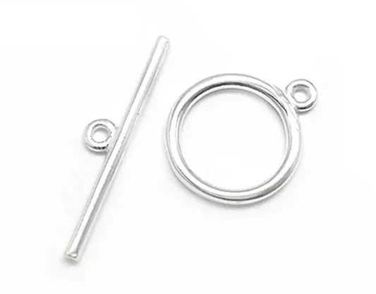 STERLING SILVER TOGGLE BAR CLASP