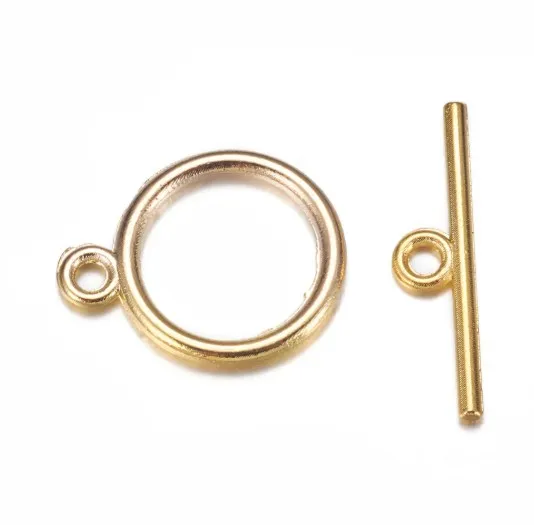 GOLDS FILLED TOGGLE BAR CLASP
